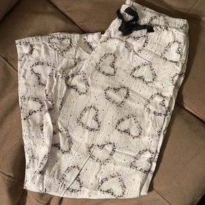 Victoria’s Secret Lounge Pants with hearts